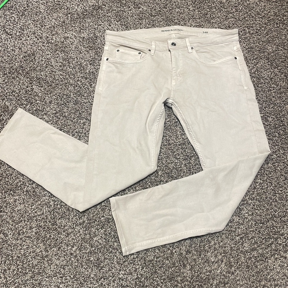 Rods & Gunn men’s slim straight pants. 34 Regular.